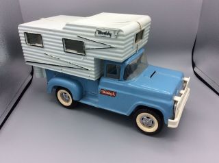 Vintage 1960s Buddy L Camper Truck