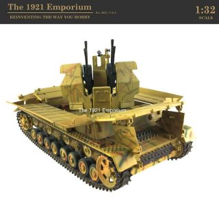 ✙ 1:32 Diecast 21st Century Toys Ultimate Soldier German Flak Panzer Iv Tank