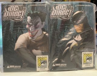 Dc Direct 10th Anniversary Batman And The Joker Sdcc Convention Exclusives