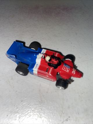 Tyco Indy Car Dominos Pizza 30 Vintage 1980s Ho Scale Slot Car