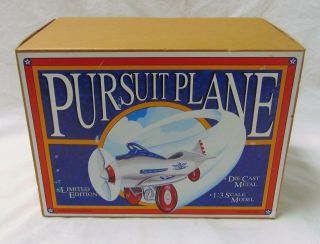 Pursuit Plane Limited Edition Die Cast 1:3 Scale Model 1993 Xonex