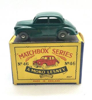 Moko Lesney Matchbox No 46 Morris Minor 1000 W/ Box -