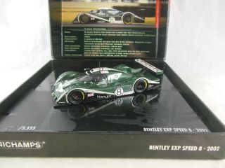Minichamps 436 021308 Bentley Exp Speed 8 Le Mans 24 Hrs 2002 Wallace/leitzinger