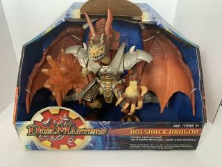Duel Masters Bolshack Dragon Deluxe Electronic Action Figure 2003 See Pic