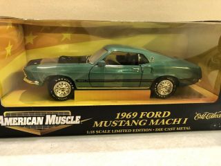 1:18 Ertl Limited Edition 1969 Ford Mustang Mach 1