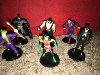 Justice League Collectible Figurine Box Set Dc Comics Batman Bane Joker Superman