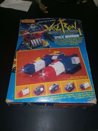 Voltron I Defender Of The Universe Space Warrior Complete W/ Box Matchbox 1984