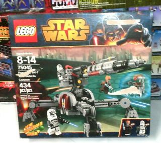 Lego Star Wars Republic Av - 7 Anti - Vehicle Cannon 75045 & (box Tear)