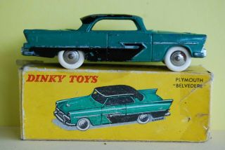 Plymouth Belvedere 24d Dinky Toys France 1/43 Jouet Ancien D Origine Avec Boite
