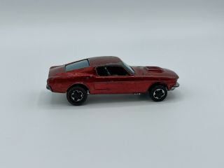 Hot Wheels Redline Custom Mustang Red With Brown Interior Hk | 1967