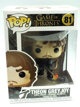 Figurine Funko Pop Vynil Figure N°81 Got Game Of Thrones Theon Greyjoy
