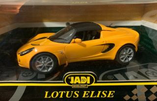 Lotus Elise 2002 1:18 Scale Saffron Yellow Jadi Modelcraft