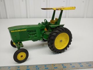 Rare Vintage John Deere 4020 Tractor With Canopy 1/16 Jd Wf Rops