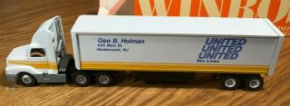 Winross International United Van Lines - Geo B Holman Tractor/trailer 1/64
