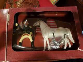 Hartland George Washington & Ajax Horse Vintage Model Figures Nrfb Box Damage