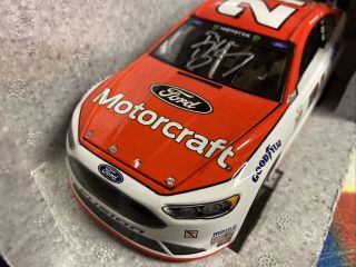 2017 Autographed Ryan Blaney Ford Motorcraft 21 Wood Brothers 1/24 Diecast