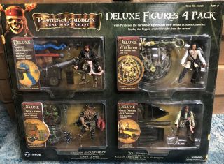 Disney Pirates Of The Caribbean Deluxe Figures 4 Pack -