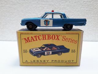 Matchbox - 55 Police Patrol Car