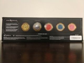 BANDAI POWER RANGERS MOVIE POWER COIN SET LIMITED EDITION LEGACY WITH DISPLAY 2