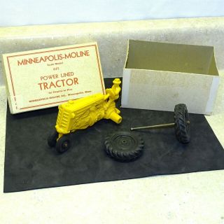 Vintage Minneapolis Moline 445 Cast Tractor,  Farm Toy,  Scale Model,  9871