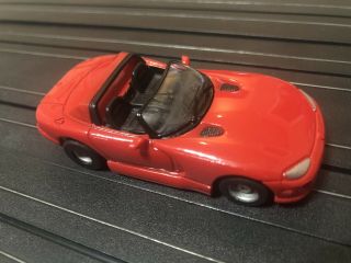 Tyco Ho Slot Car - Red Dodge Viper 440 - X2