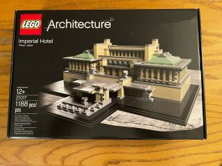 Lego Architecture 21017 Imperial Hotel Complete Set & Instructions Oop