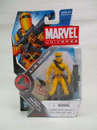 2009 Moc Hasbro Marvel Universe 3 3/4 " A.  I.  M.  Soldier Figure Series 2 016