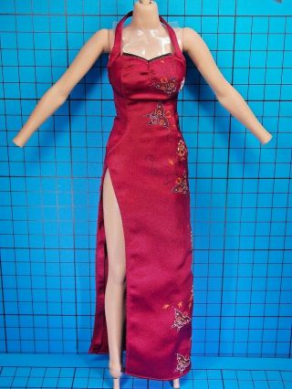 Hot Toys 1:6 Vgm16 Biohazard 4 Hd: Ada Wong Figure - Red Qipao With Patterns