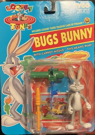 Looney Tunes Bugs Bunny With Carrot Missile Launcher - Tyco 1993