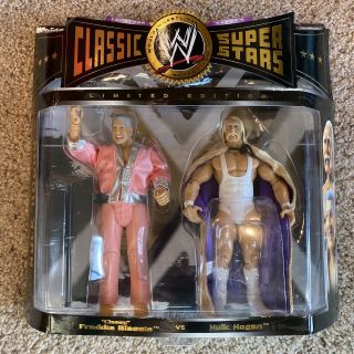 Wwe Jakks Classic Superstars 2 Pack Classy Freddie Blassie & Hulk Hogan Limited