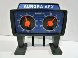 Vintage Aurora Afx Slot Car Set Lap Counter.