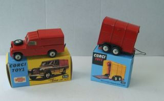 Corgi 438 Land Rover & 102 Rice 
