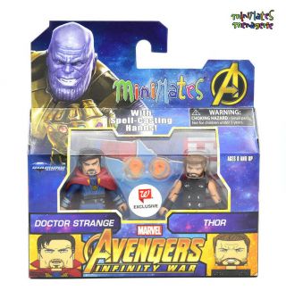 Marvel Minimates Walgreens Avengers Infinity War Movie Doctor Strange & Thor