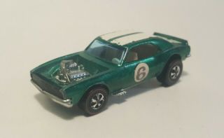 " Flash " 70 Mattel Vintage Hot Wheels Redline " Heavy Chevy Hk Green Nr