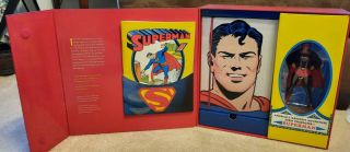 1999 Superman Masterpiece Edition Golden Age Figure,  Superman 1 Comic & Hc Book