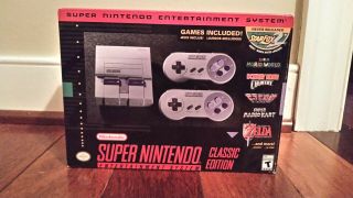 Nintendo Entertainment System Snes Classic Mini Edition Authentic