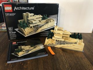 Lego Architecture Fallingwater (21005) Complete With Instructions And Box