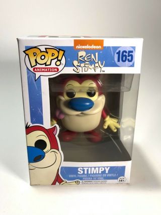 Funko Pop Ren And Stimpy / Stimpy 165 And Description