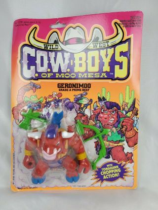 Vintage 1991 Wild West Cow - Boys Of Moo Mesa Geronimoo Cowboys