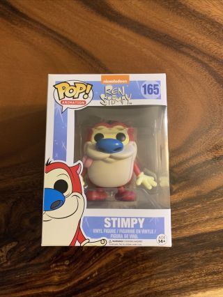 Funko Pop Animation Nickelodeon Ren And Stimpy 165 Stimpy