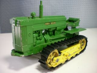 1/16 Vintage John Deere Green 420 Bulldozer Crawler Tractor Diecast By Ertl