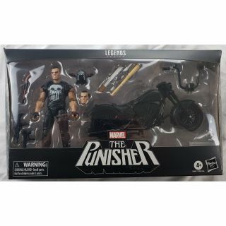 Hasbro Marvel Legends The Punisher And Motorcycle In Hand