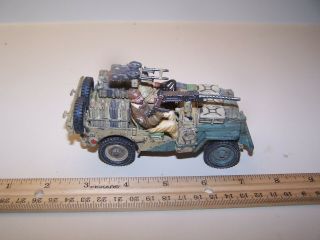 King & Country Wwii British Eighth Army Long Range Desert Group Attack Jeep