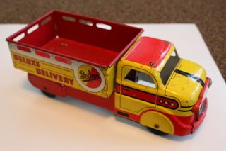 Marx Deluxe Delivery Truck - Pressed Steel - Vintage - Usa,  Owner