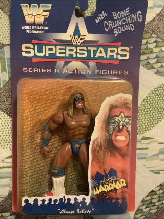 Ultimate Warrior Wwe Wwf Superstars Series 2 Action Figure Moc Jakks 1996