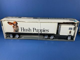 Vintage,  1991 Nylint Hush Puppies Semi Tractor Trailer,  Sound Machines 9126 - Z Nib