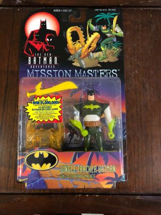 Batman Animated Series Mission Masters Jungle Tracker Batman Moc On Card