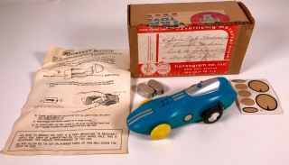 Vintage 1966 Transogram Trik - Trak Cross Country Battery Op Toy Race Car