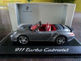 1:43 Minichamps,  2007 - 2009 Porsche 911 Turbo Cabriolet,  Dealer Edition