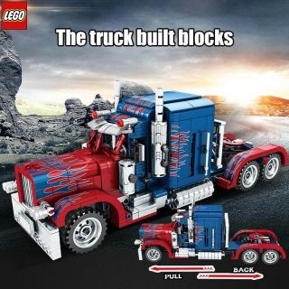 Transformers Prime Lego 849pcs Technic Pull Back Truck Building Blocks